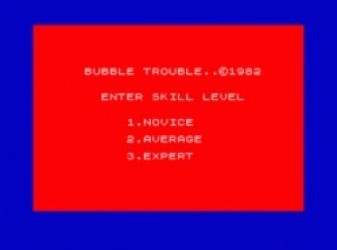 Bubble Trouble (1982)(Arcade Software) Rom